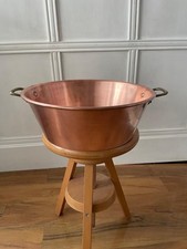 Vintage French Copper Jam/Preserving Pan Diameter 37cm