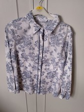 Ladies Penny Plain Blue/White