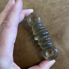 Vintage  Clear Glass Coil