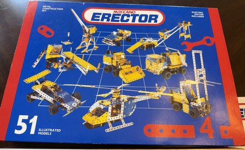 Meccano erector set metal - set, 4