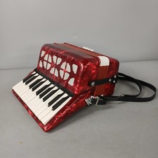 Scarlatti Children's Accordion Red w Straps Musical Instrument 27x15cm -CP 