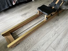 TOPIOM Wooden Rowing Machine Indoor Water Rower