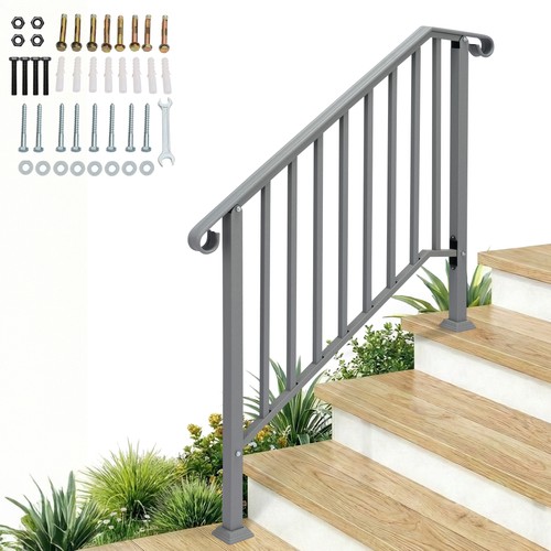 Wrought iron stair handrail - stair,