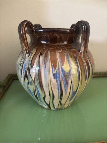 Vintage glazed studio art - glazed,