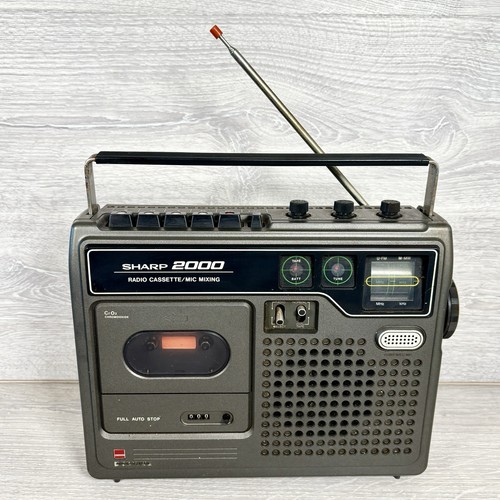 Sharp 2000h radio cassette - sharp,