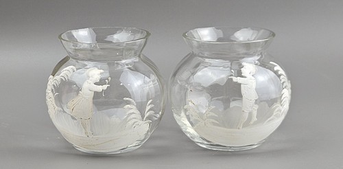 Mary gregory glass small - small, vases