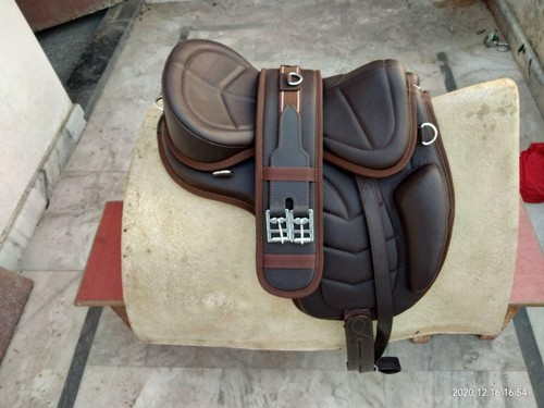 Leather saddle freemax - leather,