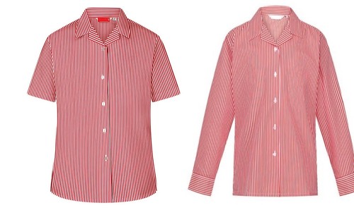 Girls revere collar blouse - girls,