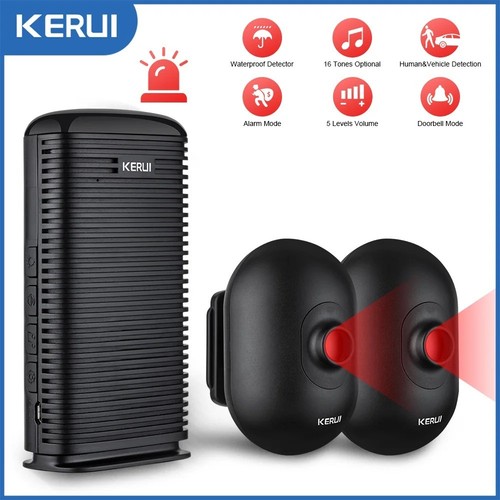 Wireless driveway alarm alert - alarm,