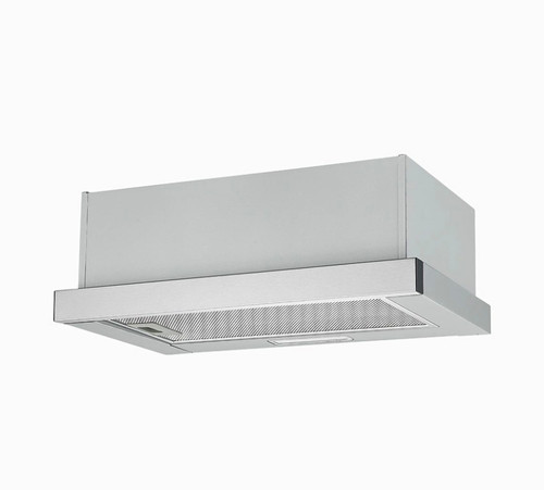 Telescopic cooker hood - telescopic, silver