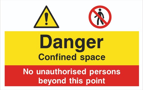 Danger multi sign - multi-sign,