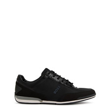 Mens BOSS Trainers Black