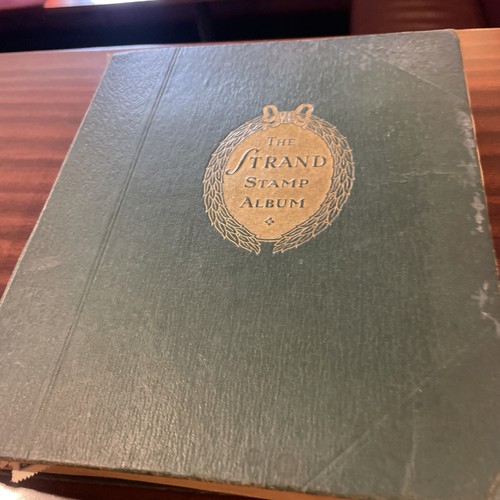 Old strand stamp album - old,