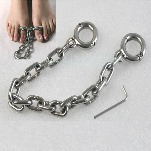 Bondage metal toe cuffs - metal,