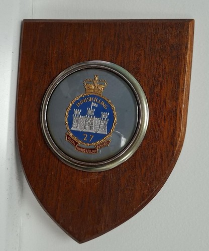 Vintage plaque inniskilling - vintage,