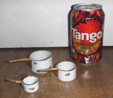 Limoges France Set Of 3 Graduated Miniature Saucepans ~ Fragonard ~ Excellent