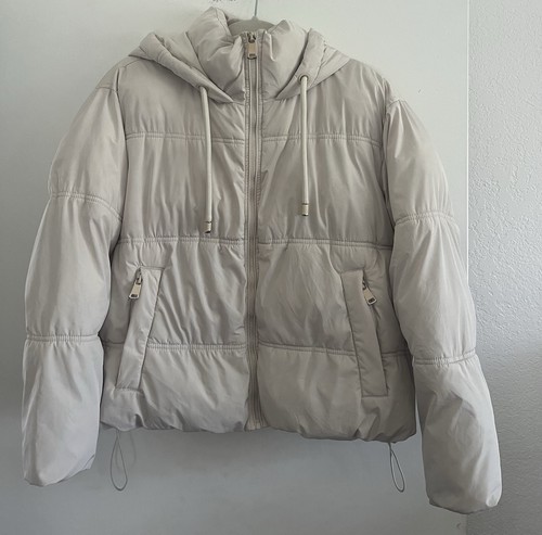 Zara women cream hooded - women’s,