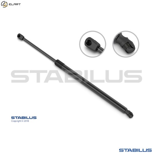 Gas spring bootcargo area - spring,