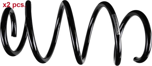 Pcs front coil springs set - front,
