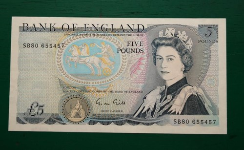 Bank england five pound - england,