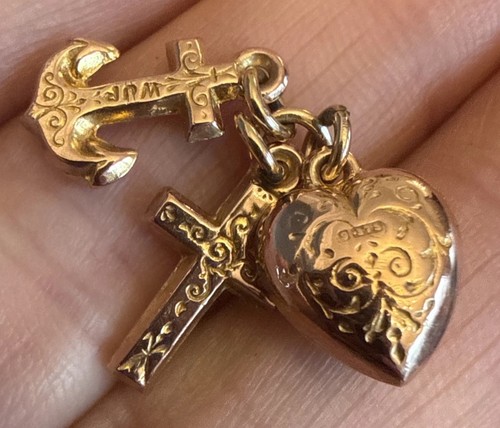 Antique victorian faith hope - victorian, +