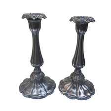 Vintage Pair of Pewter