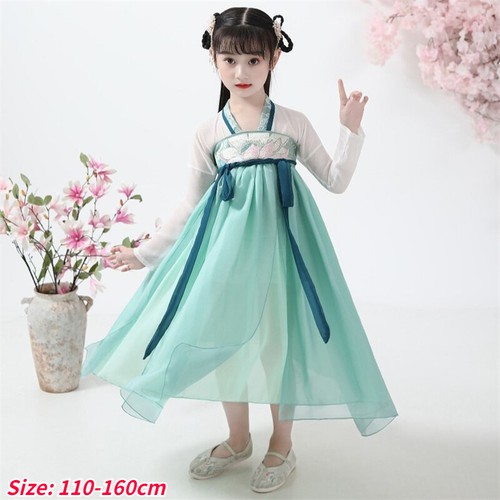 Kid girl chinese - chinese, green