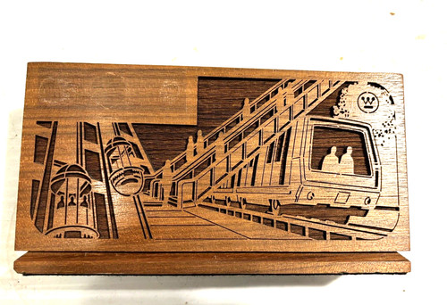 Vtg laser engraved walnut - vtg,
