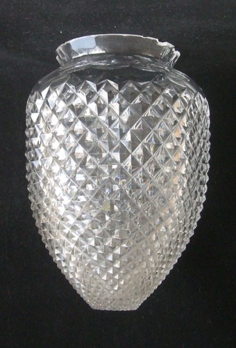 Antique cut glass - cut, shade