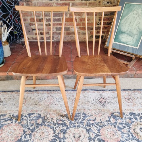 Pair mid century 60s ercol - century,