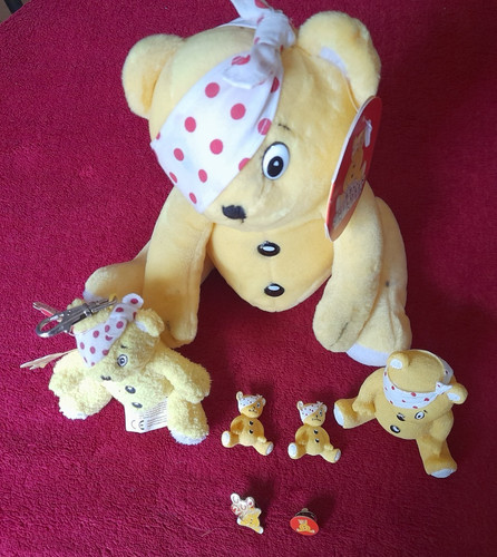 Pudsey bear children in - bear,