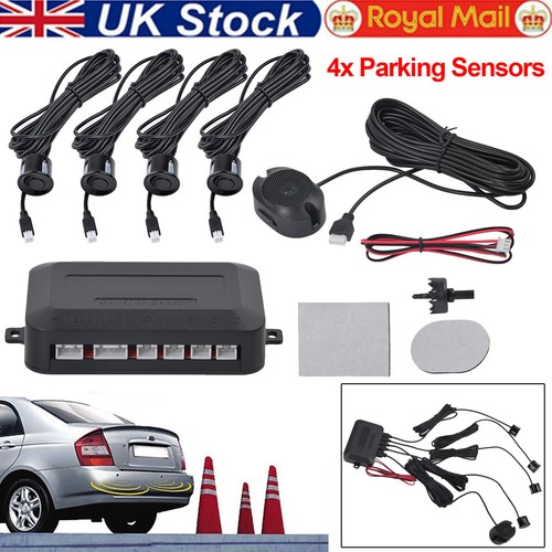 Black parking sensors car - 4x,