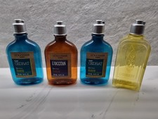 Bundle x4 EMPTY L'Occitane 250ml Plastic Shower Gel Bottles for Refill Reuse