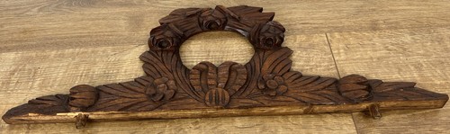Pediment antique french carved - pediment,