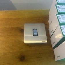 5no Schneider 1 Gang Stainless Steel  Switches