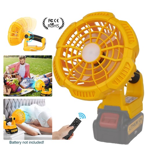 Portable camping fan led - fan, w/led