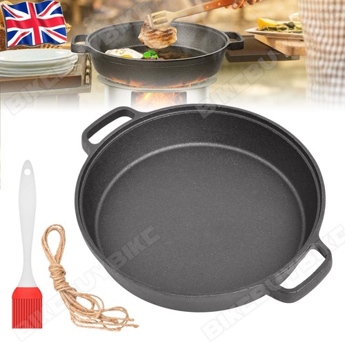25cm frying pan pre seasoned - 25cm,