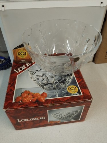 Rcr laurus crystal glass bowl - rcr,