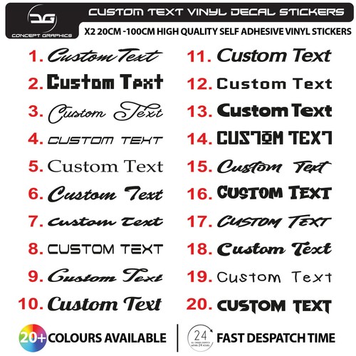 Custom text personalised - 2,