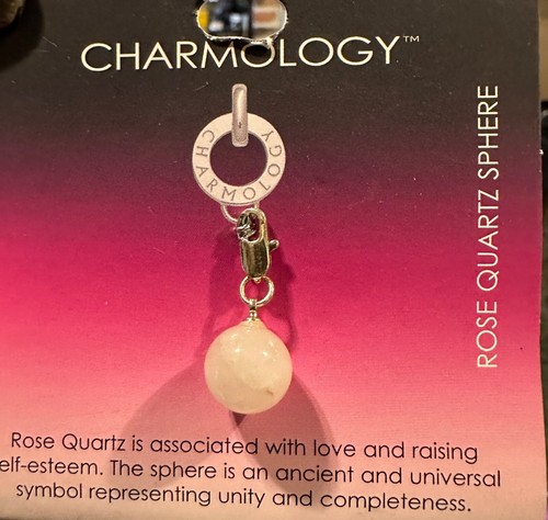 Rose quartz sphere stone - x,