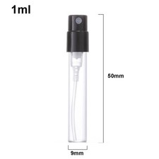 100X 1ml 1.5ml Glass Spray