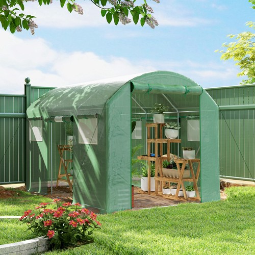 Outsunny polytunnel greenhouse - outsunny,