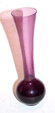 Amethyst coloured   vase in