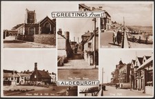 ALDEBURGH multi-view postcard