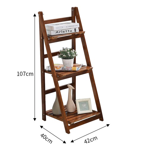 Tiers ladder shelf storage - 4,