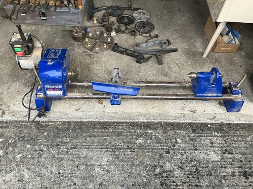Record power lathe - record,