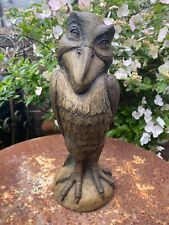 Wally bird style grotesque stone ornament 34cm/13.5"H - Wallace
