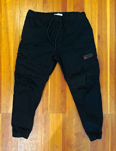Zara men black cargo - zara, men’s