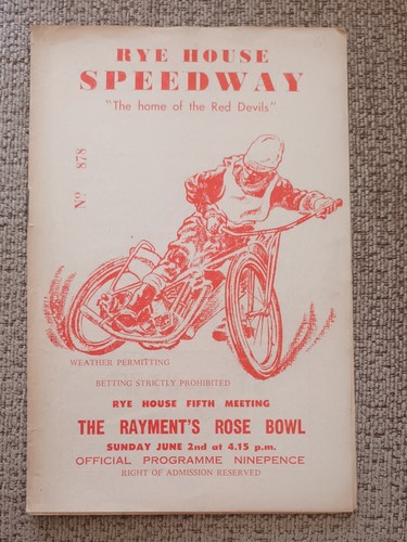 The rayment rose bowl - the, rye