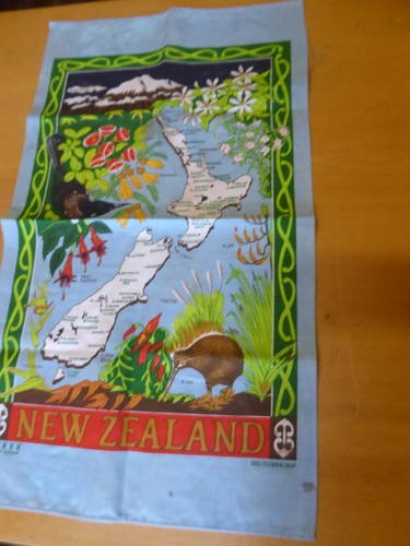 Vintage tea towel - tea,